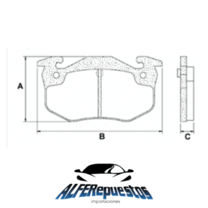 Pastillas de Freno Tras Saxo/ZX/Clio/306 Bendix