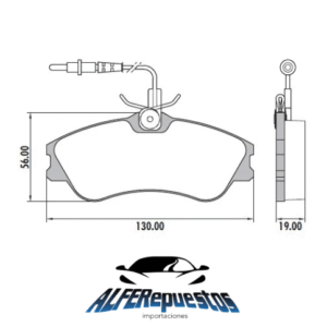 Pastilla de Freno Berlingo/XSara/Partner/307 97