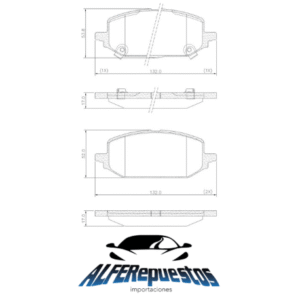 -PASTILLAS DE FRENO CHEVROLET ONIX 1.0/1.0T 19/