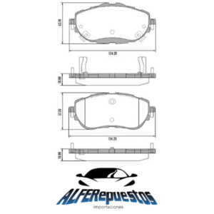 Pastillas Toyota Corolla 1.8/2.0 16V 2014/