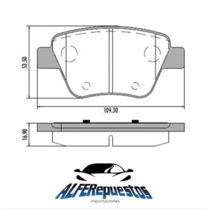 Pastillas de Freno Tras Golf IV -12 Vento 2.0 11/